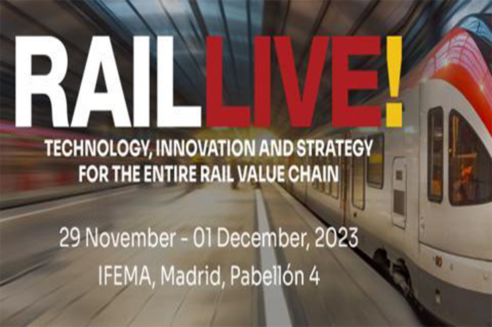 We’re exhibiting Green Trough at Rail Live, Madrid