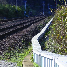Installed natural gradient bend